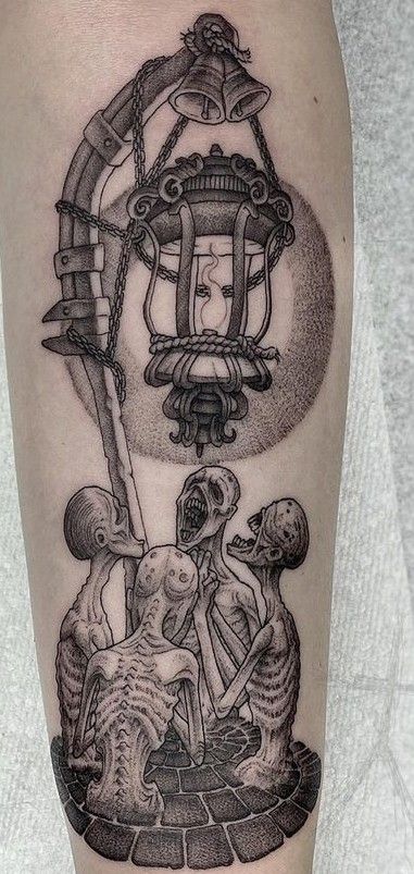 Bloodborne Lantern, Amygdala Bloodborne, Bloodborne Tattoo, Souls Tattoo, Dark Souls Tattoo, Lamp Tattoo, Lantern Tattoo, Realistic Tattoo Sleeve, Soul Tattoo