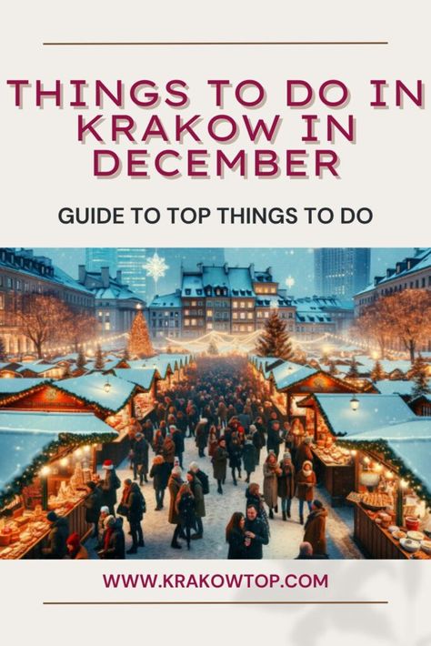 Things to Do in Krakow in December » KrakowTOP Krakow In December, Krakow Poland Christmas, Things To Do In Krakow, Krakow Winter, Krakow Christmas, Krakow Christmas Market, December Travel, Its Christmas, Tatra Mountains