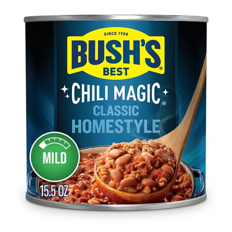 Chili Magic Chili Starter Traditional Recipe | BUSH’S® Beans Chili Magic Recipe, Chili Starter Recipe, Chili Magic, Chili Starter, Chili Pasta, Bean Chili Recipe, Best Chili Recipe, Easy Chili, Canned Beans