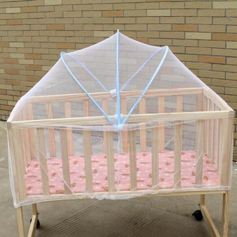 Baby Crib Portable Mosquito Nets White Curtains Bed Canopy Crib Fold Circular ciel de lit Moustiquaire para cama Babies Bassinet Baby Cradle Bedding, Toddler Playpen, Crib Tent, Baby Bedside Sleeper, Mosquito Net Baby, Kids Toys Storage Ideas, Toys Storage Ideas, Mosquito Curtains, Kids Toys Storage