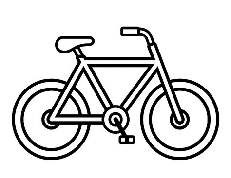 Visit our collection to download 50+Transportation Coloring Pages For Kids -> Click on the picture. Coloring pages to print for kids. Cool coloring pages. Kids activities at home. #coloringbook #Bestgiftforboys #Vehiclecoloringpages Drawing Bicycle, Transportation Coloring Pages, Bicycle Sketch, Clay Artwork, Kids Activities At Home, Keeping Kids Busy, Bike Drawing, Outline Images, Outline Illustration