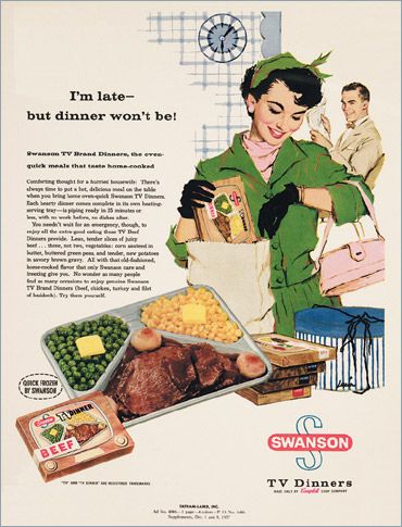 old commercials Swanson Tv Dinner, Vintage Housewife, Retro Food, Tv Dinner, Old Advertisements, Retro Advertising, Food Ads, Vintage Food, Retro Ads