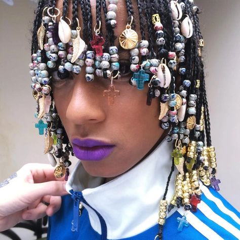 Braids And Beads, Beads Inspiration, Braid Inspiration, Bob Braids, Hair Afro, Box Braids Styling, Braids With Beads, Beautiful Braids, Braids For Black Women