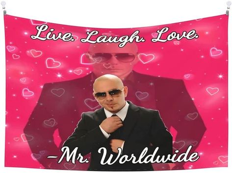 Peach Home Decor, Mr Worldwide, Funny Tapestry, Tapestry Vintage, Vintage Tapestry, Wall Hanging Tapestry, Tapestry Wall, Live Laugh Love, Hanging Tapestry