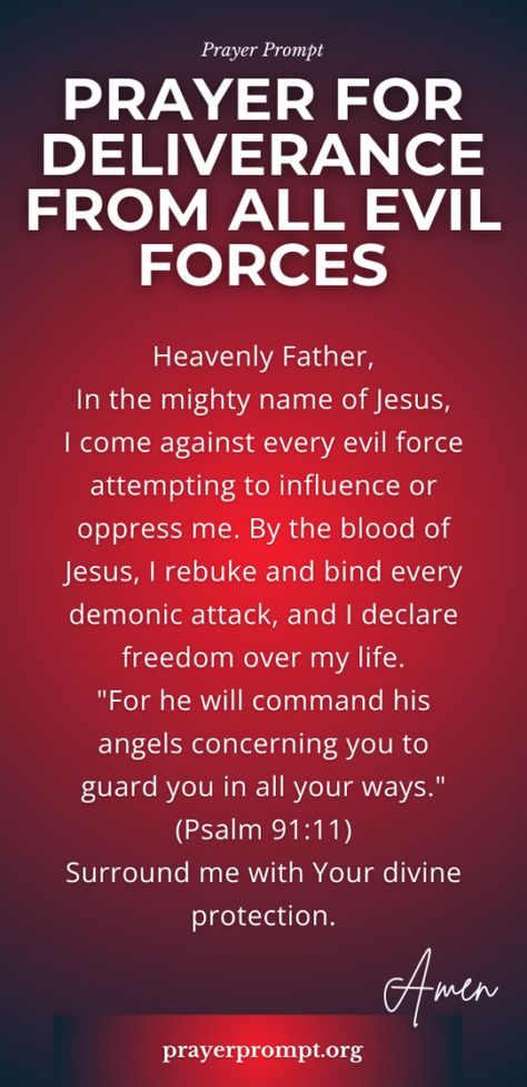 20+ Prayers That Rout Demons + Books Rebuke The Devil Prayer, Prayers Against Demonic Attacks, Prayer Over Home, Prayers Against Evil, Christian Glowup, Prayers For Deliverance, Prayer For Mom, Blessing Prayers, Dangerous Prayers