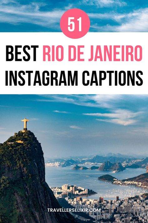 Best Rio De Janeiro Instagram captions & quotes Brazil Captions Instagram, Brazil Quotes, Instagram Captions Cute, Brazil Travel Guide, Puns Quotes, Brazil Vacation, Caption Ig, Best Instagram Captions, Vacation Captions