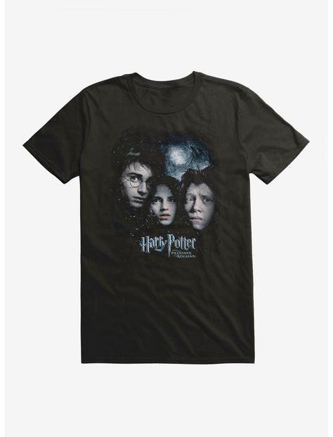 Harry Potter Prisoner of Azkaban Movie Poster T-Shirt Harry Potter Prisoner Of Azkaban, Harry Potter Tee, Harry Potter Shop, Harry Potter Shirts, Prisoner Of Azkaban, Harry Potter Gifts, Movie Tees, Cool Graphic Tees, Sweaters And Jeans