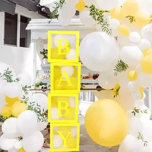 Lemon themed baby shower Lemon Themed Baby Shower Ideas, Backdrop Gender Reveal, Themed Baby Shower Ideas, Gnome Stickers, Baby Shower Box, Hawaiian Party Decorations, Shower Box, Transparent Balloons, Baby Shower Yellow