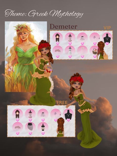 "Unleash your inner fashionista with our 'Dress to Impress' folklore theme! 🌸 Perfect for those who adore boho and cultural vibes. #FolkloreFashion #BohoStyle #DressToImpress #EthnicWear #TraditionalChic #FolkFashion #CulturalVibes #VintageInspiration #BohemianDream #FashionInspo" Dress To Impress Roblox Game Outfits Theme Mythology, Dti Roblox Outfit Theme Mythology, Dress To Impress Outfit Ideas Theme Greek Mythology, Dti Roblox Theme Greek Mythology, Greek Mythology Dti Outfit No Vip, Mythology Dress To Impress Roblox Game, Roblox Dti Greek Mythology, Dress To Impress Roblox Game Outfit Ideas Theme Greek God/goddess, Dress To Impress Roblox Greek Mythology