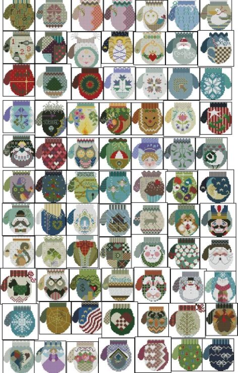 Gallery.ru / Photo # 1 - The Cricket Collection - Mussen Cricket Collection Mittens, Christmas Cross Stitch Patterns Free, Cricket Collection, Cross Stitch Christmas Stockings, Needlepoint Ornaments, Holiday Cross Stitch, Cross Stitch Pillow, Xmas Cross Stitch, Cross Stitch Christmas Ornaments