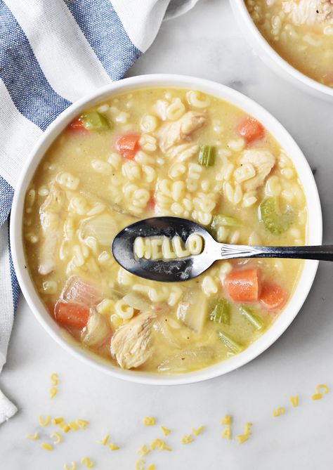 Quick Chicken Noodle Soup, Easy Kid Friendly Dinners, Pineapple Chicken Recipes, Zone Recipes, Minute Chicken, Chicken Noodle Soup Easy, Easy Toddler Meals, Homemade Chicken Noodle, Food Factory