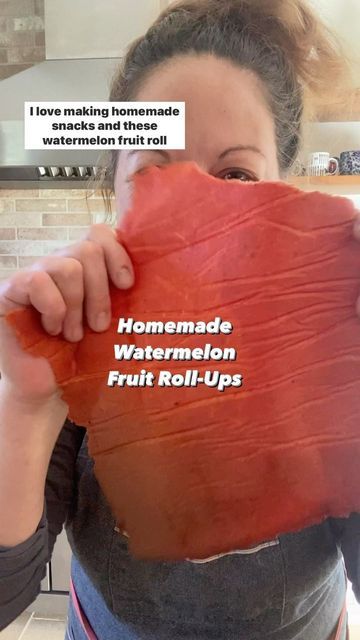 Lexi Scott : Sharing my passion for home gardening & cooking on Instagram: "✨HOMEMADE WATERMELON FRUIT ROLL-UPS✨ This is such an easy & fun snack to make 🍉💯✨! ✨Follow for more kitchen gardening fun 🌈 . . . . . . . #fruitrollup #homemadesnacks #realfooding #snackideas #watermelons #fruitsnacks" Homemade Watermelon Fruit Roll Ups, Watermelon Roll Ups, Watermelon Fruit Roll Up, Home Made Fruit Roll Up, Watermelon Fruit Roll Up Recipe, How To Make Fruit Roll Ups, Fruit Roll Up Recipe, Watermelon Snacks, Fruit Rollups