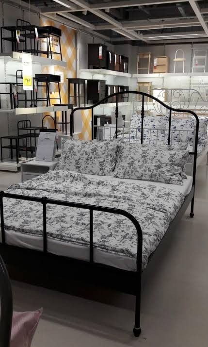 Sagstua Bed Ideas, Sagstua Bed, Ikea Bedroom Ideas, Bed Ikea, Comfortable Bedroom Decor, Ikea Bedroom, Ikea Bed, Dorm Bedroom, Aesthetic Rooms