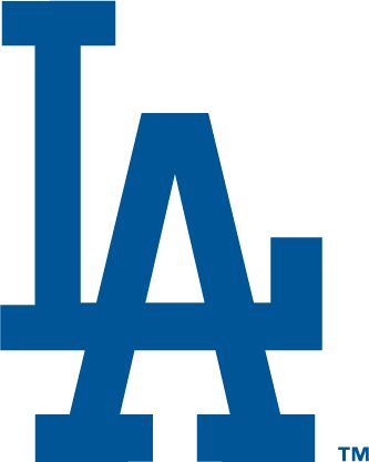 Los Angeles Dodgers Logo - Interlocking LA in blue (SportsLogos.Net) La Dodgers Logo, Los Angeles Dodgers Logo, Dodgers Logo, Pola Bordir, Dodgers Fan, Mlb Logos, Dodger Blue, Dodgers Baseball, Milwaukee Brewers