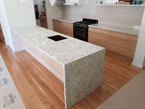 Colonial white granite benchtops Colonial White Granite Kitchen, Colonial White Granite, Granite Benchtop, Ceasar Stone, Granite Bench, White Granite Kitchen, How To Clean Granite, Stone Benchtop, Interesting Facts About Yourself