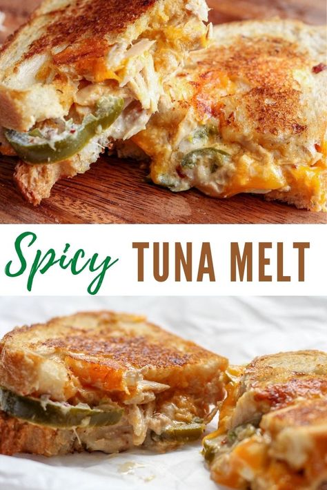 Bbq Tuna Sandwich, Hot Tuna Sandwich, Spicy Tuna Wrap Recipe, Spicy Tuna Melt, Spicy Tuna Sandwich, Tuna Mayo Sandwich, Spicy Tuna Recipe, Easy Tuna Recipes, Spicy Tuna Salad