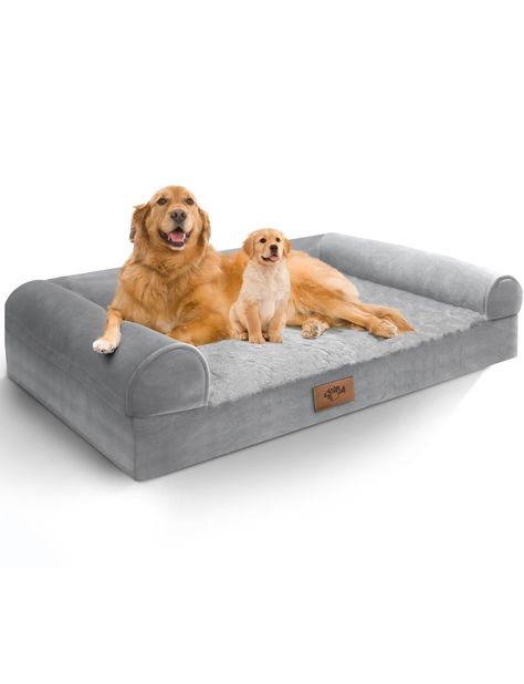 PRICES MAY VARY. 【Multi-Purpose Dog Pats】This durable dog bed measures 42inch x 30inch x 6.5inch is the perfect size for large dogs up to 95 lbs, it can be used as a crate bed, dog pillow, kennel bed, dog mattress, cages bed, crate pad even as a dog travel bed or an outdoor dog bed in a car or truck. 【Soft & Comfortable】Orthopedic egg crate foam dog bed is designed to fit your dog's contours and provide support for the joints to maximize sleep comfort. Non-slip dots on the bottom can fix the dog Xl Dog Bed, Dog Travel Bed, Big Dog Beds, Dog Mattress, Durable Dog Bed, Bed Crate, Extra Large Dog Bed, Large Dog Bed, Dog Crate Bed