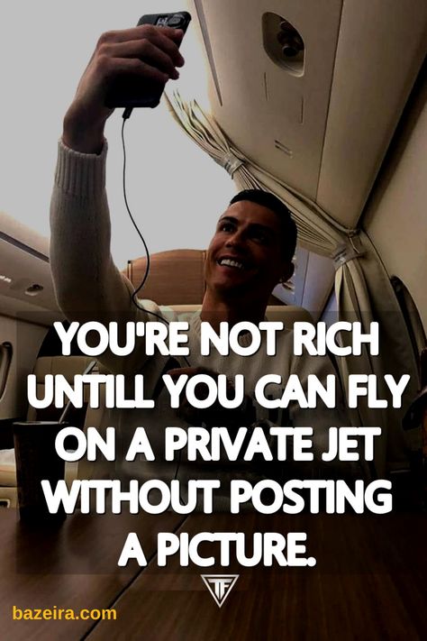 You're not rich until you can fly on a private jet without posting a picture. Private Jet Wallpaper, Jet Wallpaper, Fly Private, Luxury Quotes, Private Plane, Entrepreneur Inspiration, Wallpaper Free, Wallpaper Free Download, Private Jet