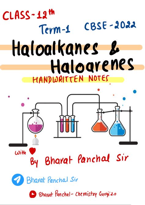 Haloalkanes And Haloarenes Short Notes, Haloalkanes And Haloarenes Mind Map, Haloalkanes And Haloarenes Notes, Chemistry Notes Class 12, Class 12 Chemistry Notes, Haloalkanes And Haloarenes, Bio Project, Organic Chemistry Notes, Chemistry Class 12