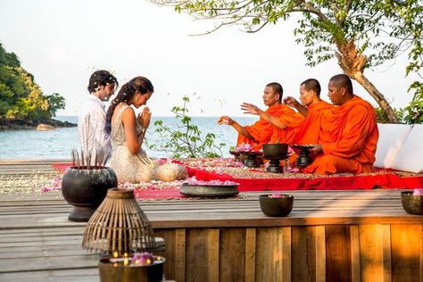 Song Saa Private Island, Buddhist Wedding, Private Island Resort, Luxury Beach Resorts, Thailand Wedding, Khmer Wedding, Destination Wedding Locations, Bridal Musings, Private Island