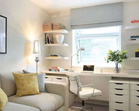 Small Home Office/Guest Bedroom Ideas Kate Burt, Houzz Editorial StaffCool Daybed from ABC Carpet transforms the home office into .. | Small Home Check more at https://wenime.net/small-home-officeguest-bedroom-ideas/ Small Home Office Guest Room, Spare Room Office, Bedroom Office Combo, Guest Room Office Combo, Spare Bedroom Office, Guest Bedroom Home Office, Office Guest Bedroom, Guest Bedroom/office, Small Guest Bedroom