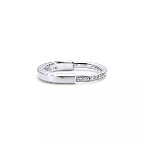 Tiffany And Co Lock Ring, Tiffany Lock Ring, Tiffany White, Tiffany Rings, Tiffany Bracelets, Tiffany T, Lock Jewelry, Lock Ring, Love S