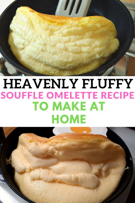 If you're looking to elevate your breakfast game, nothing beats the heavenly delight of a super fluffy soufflé omelette. This velvety creation is like a cloud on your plate, and the best part? You can easily make it at home! Here's a step-by-step guide to crafting this culinary masterpiece: Fluffy Eggs Omelet, Fluffy Omelette Recipe Easy, Cloud Omelette, Fluffy Omelette Recipe, Soufflé Omelette, Souffle Omelette, Breakfast Souffle, Fluffy Omelette, Best Omelette