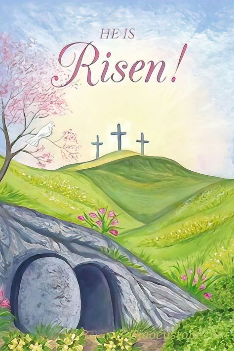 He Is Risen, Easter 2022 Date, Easter 2023, Easter April 2022, Religious Easter Wall Art, Framed Easter Pictures 🙏 👉https://ciaocustom.com/collections/god-canvas-poster 👉https://ciaocustom.com/collections/new-arrival Christian Canvas, Bible Verse Canvas, Tableau Art, Type Posters, Indoor Air Pollution, He Is Risen, Lovely Home, Jesus On The Cross, New Poster