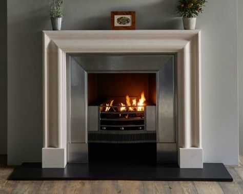 Limestone Fireplace Surround, Stone Fireplace Surround, Limestone Fireplace, Traditional Fireplace, Contemporary Fireplace, Antique Fireplace, Fireplace Surround, Home Fireplace, Modern Fireplace