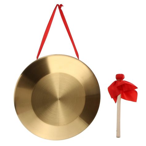 Arrives by Fri, Feb 9 Buy Traditional Percussion Instrument Chinese Gong Hand Gong with Hammer (Golden) at Walmart.com Trick Shots, Percussion Instruments, Cymbals, Festival Party, Percussion, Opera, Festival, Toys