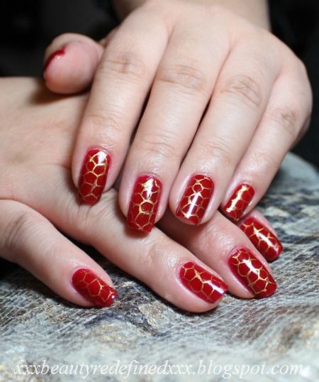 Year of the Snake Manicure Lunar New Year Nails Snake, Lunar New Year Nails, Chines New Year, New Year Nails, Nail Polish Swatches, Year Of The Snake, New Year's Nails, The Snake, Lunar New Year