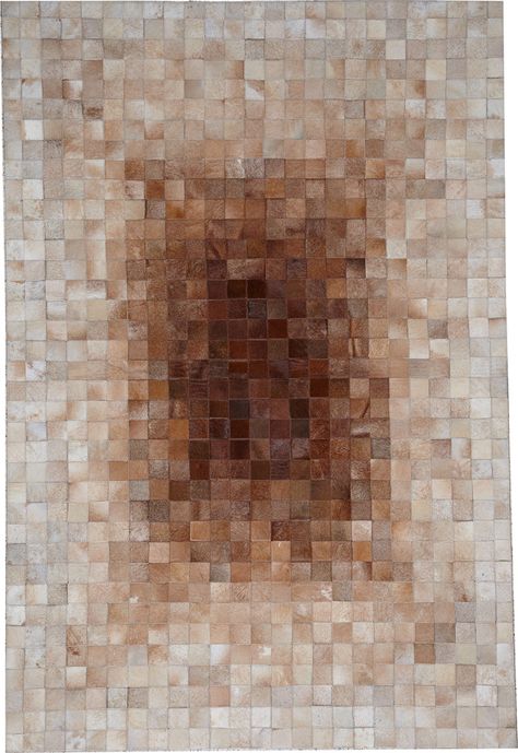 63MMINI25 Cowhide Design Rug from the Cowhide Rugs collection at Modern Area Rugs Art Rug, Wellness Center Design, Tile Design Pattern, Leather Rug, Area Rug Design, Hide Rug, Rug Texture, Cow Hide, Sheepskin Rug