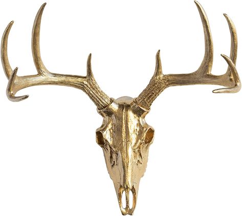 Near and Deer Faux Taxidermy Deer Skull Wall Mount, Metallic Gold : Amazon.co.uk: Home & Kitchen Deer Skull Wall Mount, Buck Skull, Deer Skull Mount, Taxidermy Deer, Skull Wall Decor, Gold Deer, Deer Skull, Faux Taxidermy, Deer Skulls