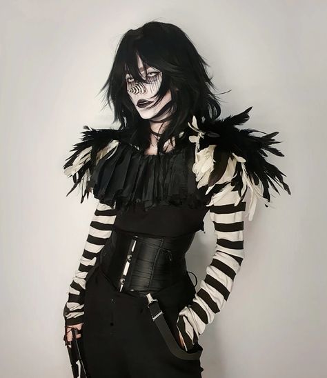 Black Goth Makeup, Jack Creepypasta, All Creepypasta Characters, Creepypasta Cosplay, Eyeless Jack, Scary Halloween Costume, Slender Man, Laughing Jack, Creepypasta Characters