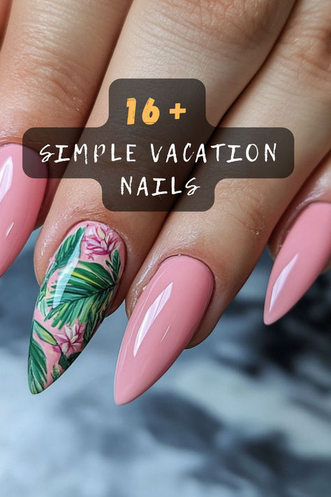 Keep it simple yet stylish with these 16 vacation-ready nail colors! From soft nudes to beachy blues, these shades will match any outfit on your trip. Click to find your new favorite! 💅☀️ #VacationNails #SimpleNailColors #TravelStyle #NailInspo #BeautyTips #NailPolishIdeas #VacationReady Tropical Vacation Nails 2024, Simple Nail Colors, Beach Vacation Nail Ideas, Tropical Vacation Nails Simple, Simple Vacation Nails, Mexico Vacation Nails, Hawaii Nails Ideas, Carribean Nails, Nails For Mexico