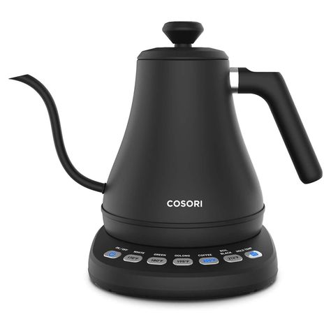 This Best-Selling Electric Tea Kettle Has Thousands of Rave Reviews—Here's Why Pour Over Kettle, Coffee Kettle, Gooseneck Kettle, Electric Tea Kettle, Pour Over Coffee Maker, Coffee Server, Amazon Coffee, Water Boiler, Water Kettle