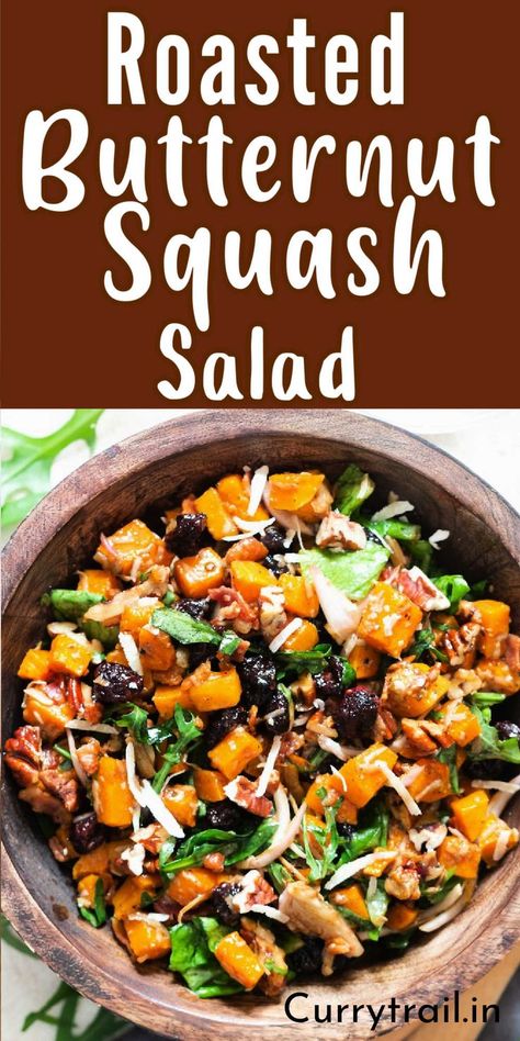 roasted butternut squash salad Roasted Butternut Squash Salad, Butternut Squash Curry, Holiday Salads, Butternut Squash Salad, Side Salad Recipes, Butternut Squash Pasta, Yummy Salads, Thanksgiving 2024, Squash Salad