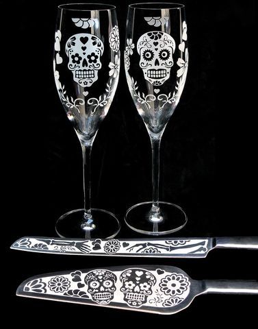 Day,of,the,Dead,Wedding,Cake,Server,Set,and,Champagne,Flutes,,Dia,De,Los,Muertos,Wedding,,Sugar,Skull,Decor,wedding knife and flute set, Personalized, Sugar Skull Wedding Cake Server, Champagne Flutes, Dia De Los Muertos Wedding Skull Wedding Cakes, Sugar Skull Wedding, Day Of The Dead Wedding, Wedding Cake Serving Set, Sugar Skull Decor, Wedding Cake Server Set, Toasting Flutes Wedding, Cake Serving Set, Cake Server Sets