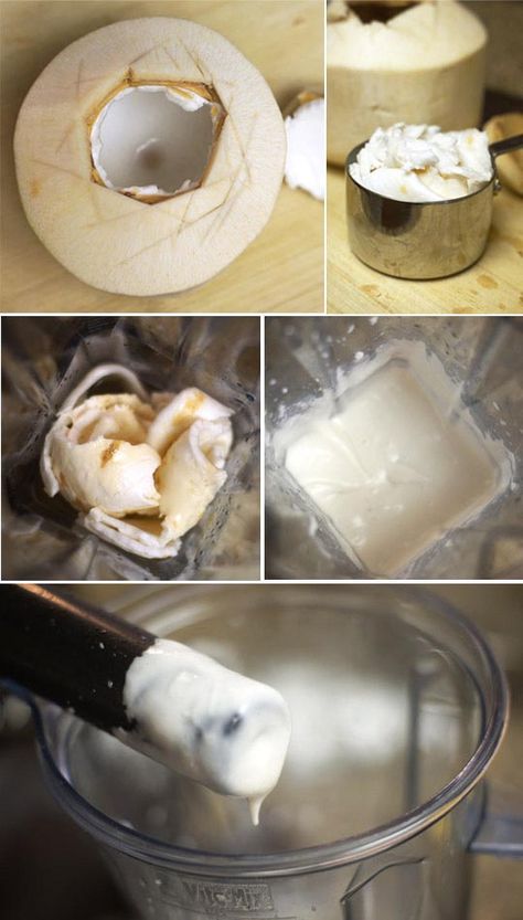 Creamy Coconut Pudding: Two Ways What To Do With Coconut Meat, Coconut Meat Benefits, Coconut Meat, Green Coconut, Fresh Coconut Recipe, Coconut Meat Recipes, Green Smoothie Recipes Breakfast, Tigernut Recipes, Spaghetti With Ground Beef