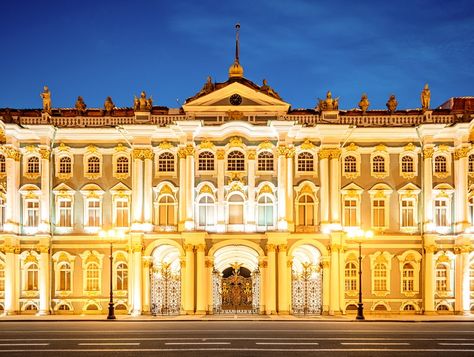 The Most Colorful Places in the World - Condé Nast Traveler Winter Palace St Petersburg, Russian Architecture, Winter Palace, Colorful Places, Imperial Palace, Places In The World, Conde Nast Traveler, Petersburg Russia, Landscape Decor