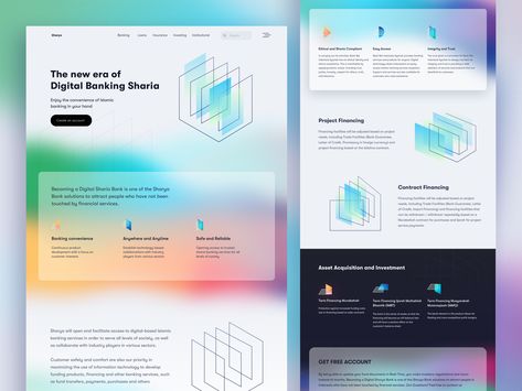 Ui Design Mobile, Landing Page Inspiration, App Landing Page, Creative Web Design, Gradient Design, Web Inspiration, Article Design, Website Layout, Branding Design Inspiration