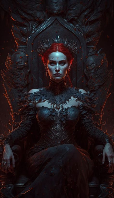 Amaranths Acotar Fanart, Woman On Throne, Amarantha Acotar, Prim Rose, Female Book Characters, Character Inspiration Girl, Female Demons, Movie Nerd, Acotar Series