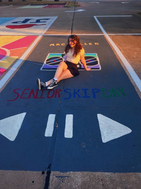 Mac Miller Senior Parking Spot, Mac Miller Parking Spot, Senior Skip Day, Parking Spot Painting, Spot Painting, Senior Ideas, Parking Spot, Parking Space, Type Shi