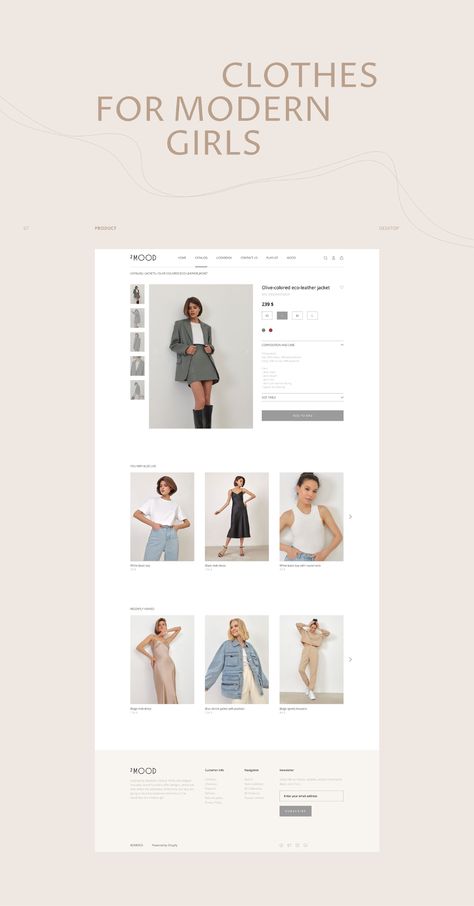 E Commerce Clothing Web Design, Clothing Store Website, Online Website Design, Fashion Website Design, Website Design Inspiration Layout, Modern Website Design, Shopify Website Design, Portfolio Website Design, Online Shop Design