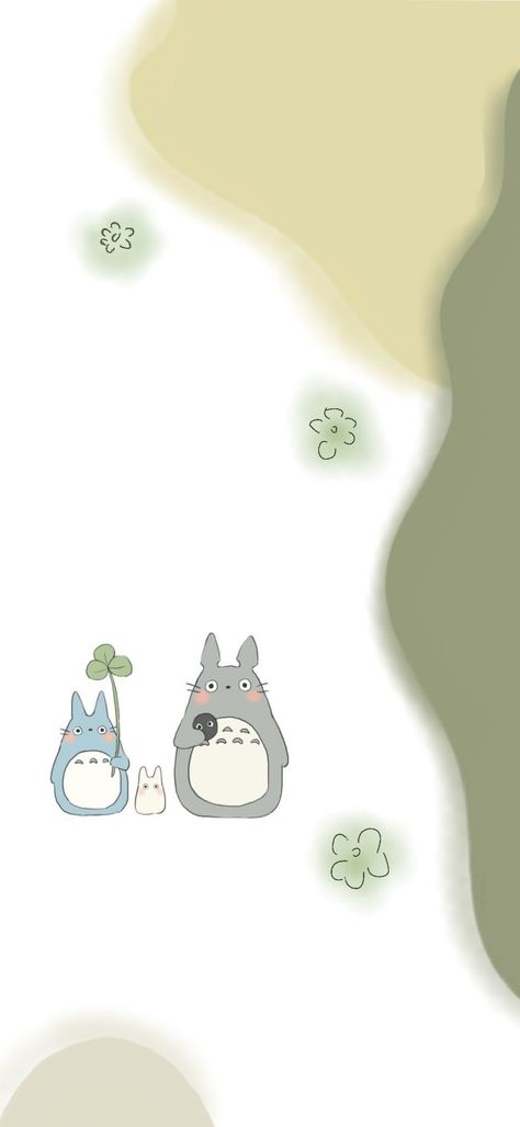 Ghibli Forest Background, Ghibi Scene Wallpaper, One Piece Green Wallpaper, Studio Ghibli Green Wallpaper, Cute Studio Ghibli Wallpaper, Cute Totoro Wallpaper, Pastel Green Aesthetic Lockscreen, Totoro Wallpaper Iphone, Totoro Wallpaper Aesthetic