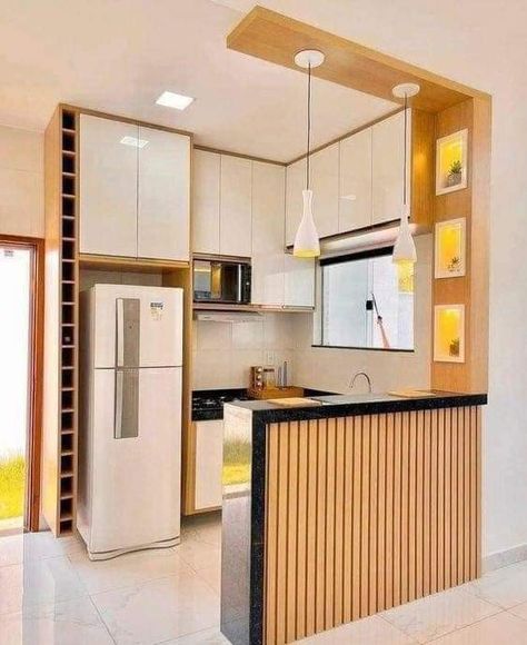 Kitchen Wardrobe Design, Model Dapur, Simple Kitchen Design, Kitchen Layout Plans, Kitchen Cupboard Designs, Modern Kitchen Cabinet Design, Modern Kitchen Design Luxury 2020, Small Kitchen Decor, Kitchen Interior Design Modern