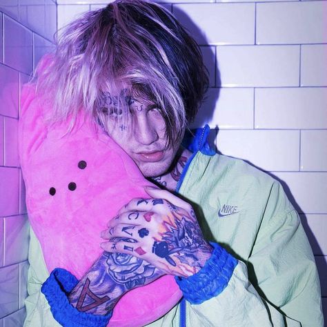 Lil peep pink peep Tattoos, Bedroom, Music, Hair, Pink, Art