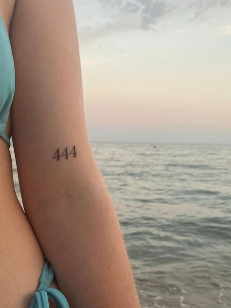 4 Number Tattoo, Tattoo Ideas 444, 4444 Tattoo, 444 Font, Number 4 Tattoo, 444 Tattoo Font, 444 Tattoo Meaning, 444 Tattoos, 444 Tattoo Ideas