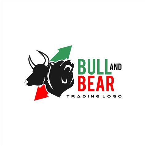 Logo bear and bull trading market Bull Trading Logo, Forex Logo Design Ideas, Share Market Logo, Bull And Bear Logo, Stock Market Logo, Bullish And Bearish Logo, Forex Logo, Trader Quotes, Bride Cartoon