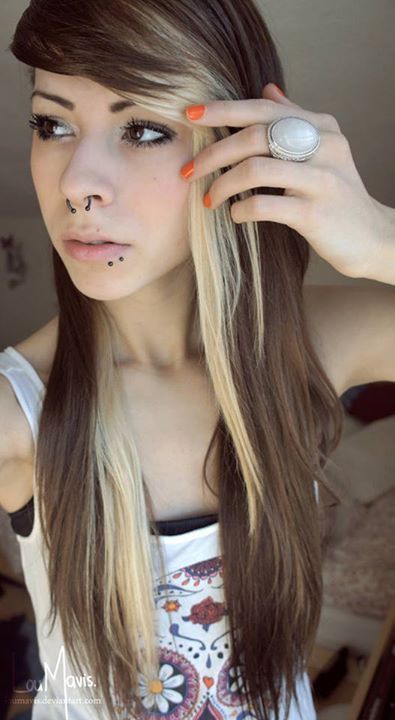 Underlip Amazing Hairstyles, Scene Girls, Alternative Hair, Scene Hair, Have A Wonderful Day, Colored Hair, Hair Photo, Wonderful Day, Cool Hairstyles